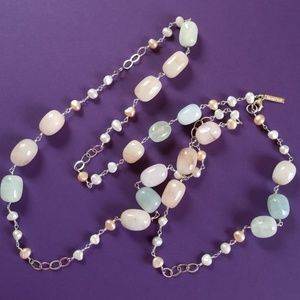 Vantel Pearls "Summer Sorbet" necklace